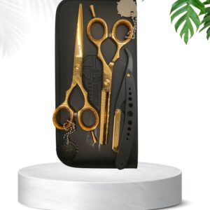 Barber Scissor and Barber Razor Set